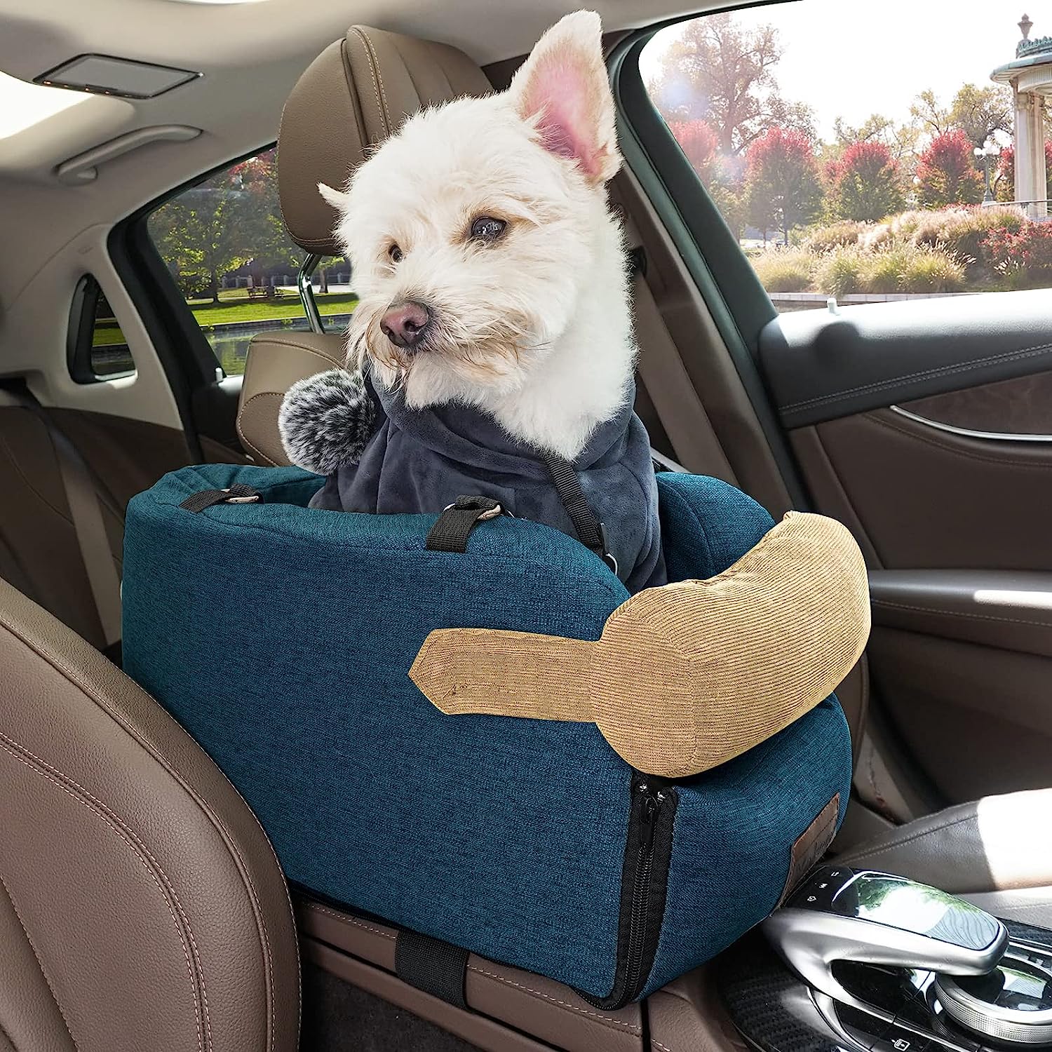 Asiento para llevar perro en el coche