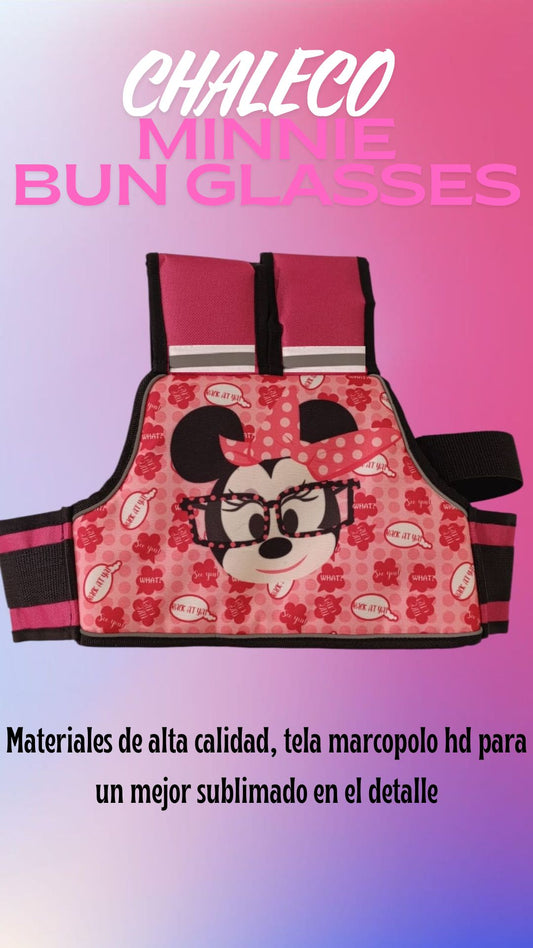 Chaleco Premium minnie glasses