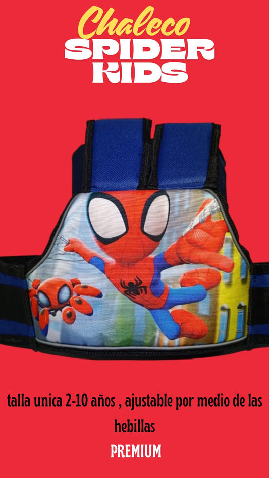 Chaleco Premium spider kids