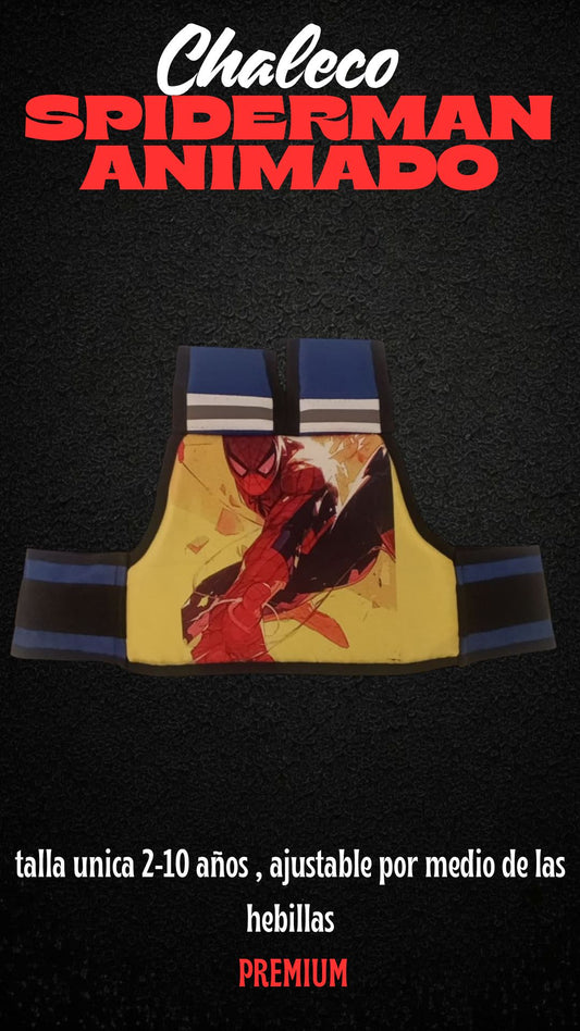 Chaleco Premium spiderman animado