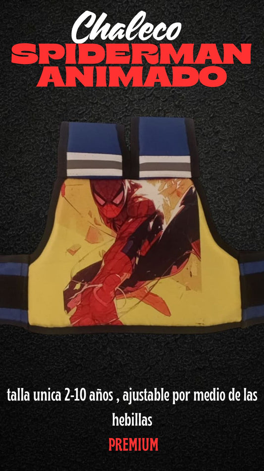Chaleco Premium spiderman animado