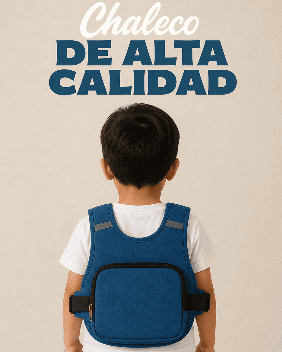 Chaleco premium bolsillo azul