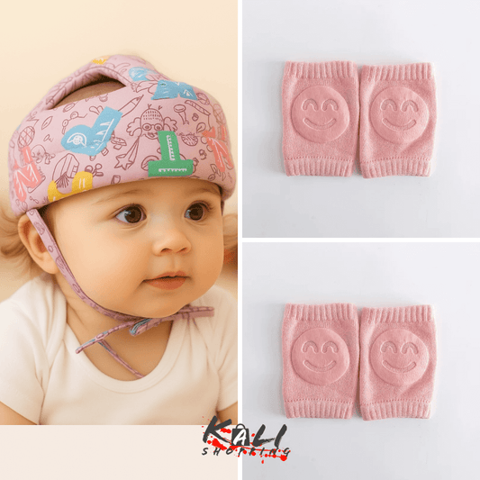 Rosado protector + 2 pares de rodilleras antideslizantes