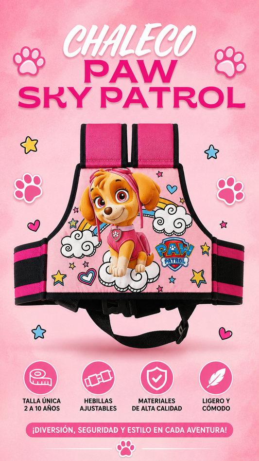 Chaleco Premium pol patrol sky