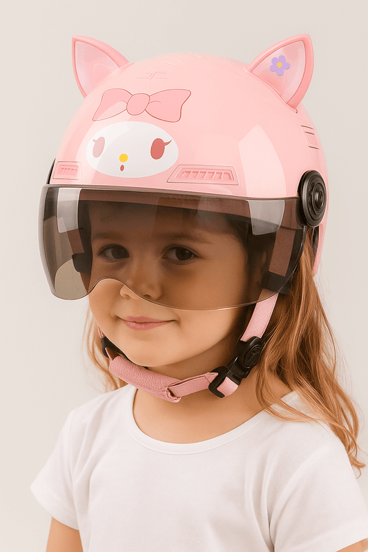 Casco para niñas material ABS