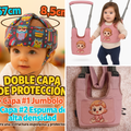  Arnes protector niña gris rosa