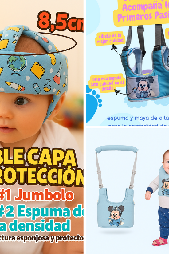 Combo Protector y Arnes para bebe