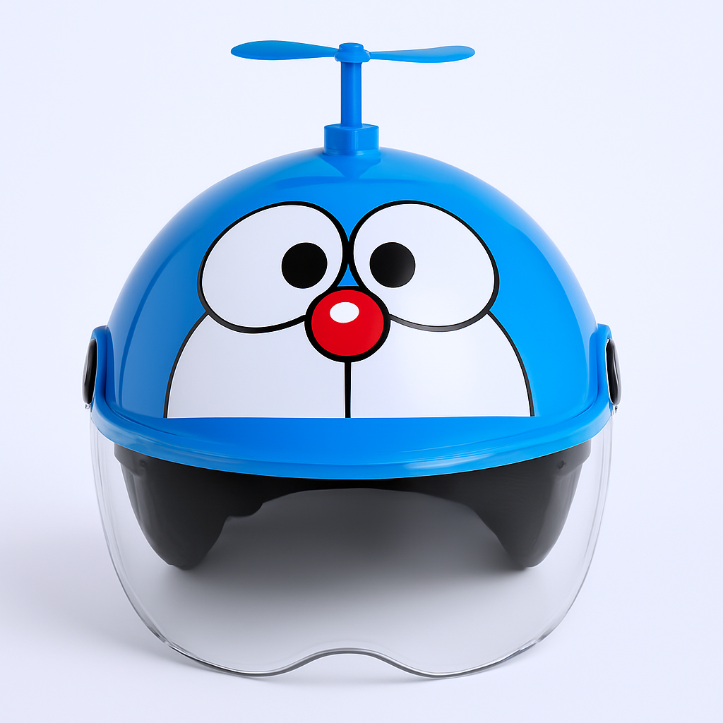 Casco Doraemon Azul