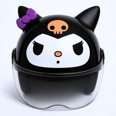 Casco Kuromi (Negro)
