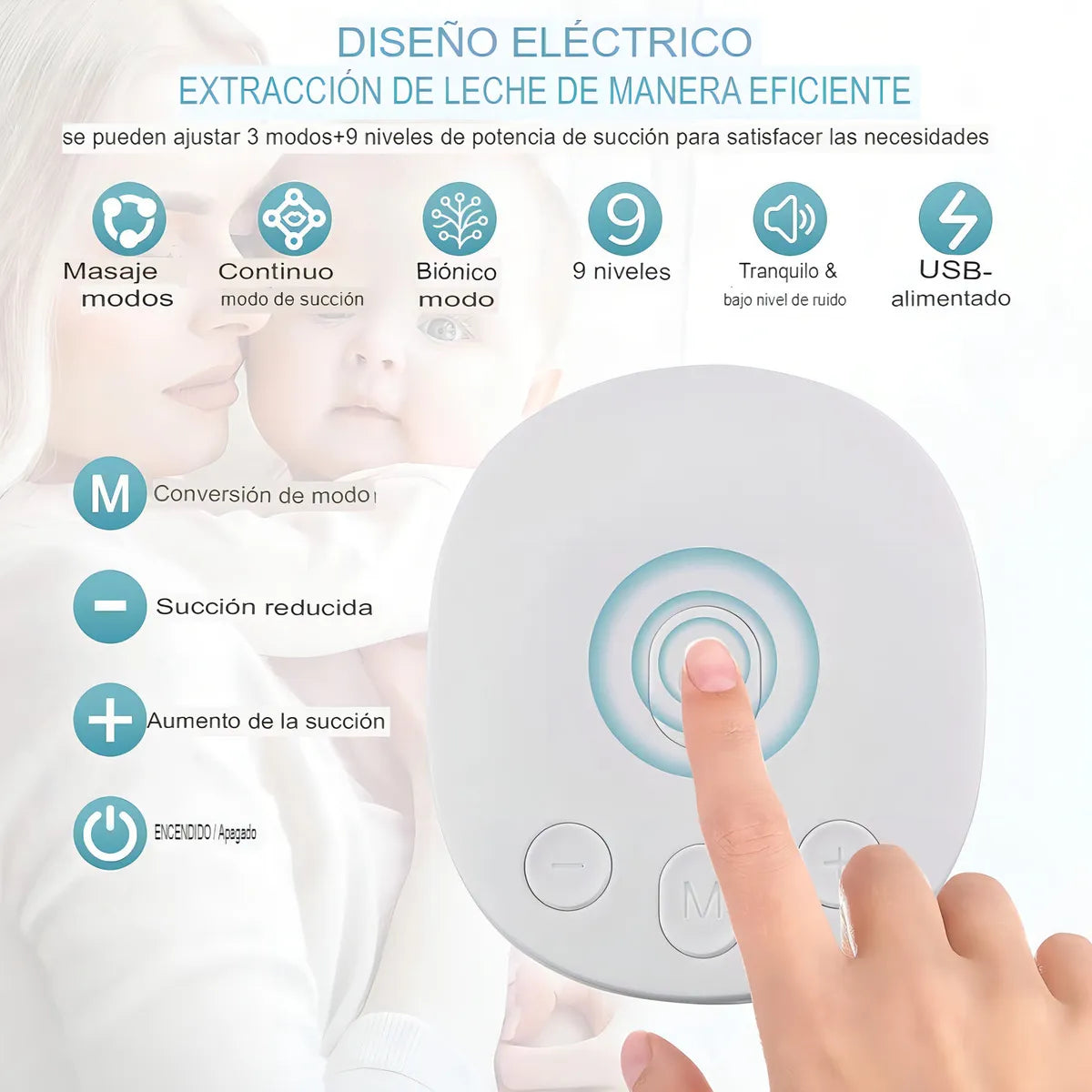 EXTRACTOR DE LECHE MATERNA DOBLE