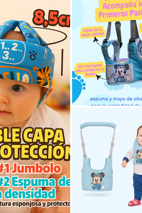 Combo Protector y Arnes para bebe