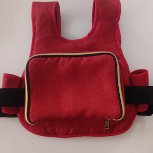 Chaleco Premium bolsillo rojo