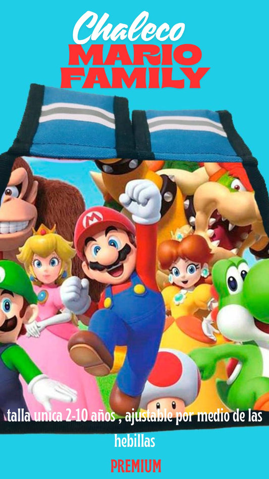 Chaleco Premium mario bros family