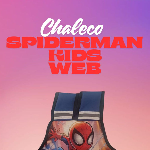 Chaleco Premium spiderman kids web