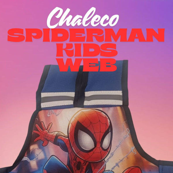 Chaleco Premium spiderman kids web