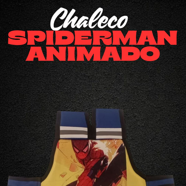 Chaleco Premium spiderman animado