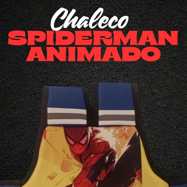 Chaleco Premium spiderman animado