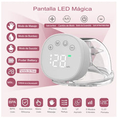 Extractor de leche materna inalambrico