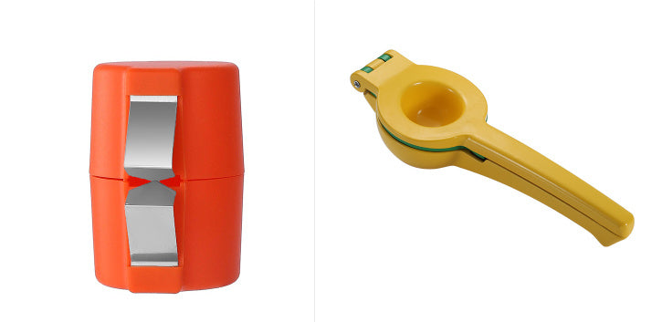 Abridor de cáscaras de huevo + Exprimidor de limón 2 en 1
