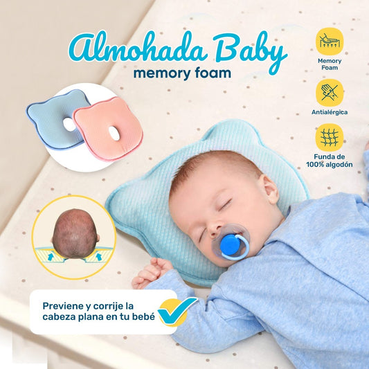 Almohada Para Bebe Niñ@ Ortopédica Cabeza Bebé