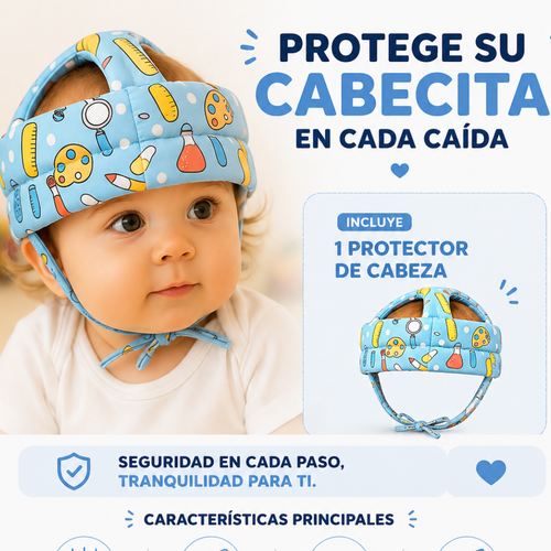 Protector de cabeza para bebe niño