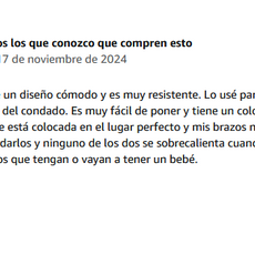 Portabebés con asiento a la cadera