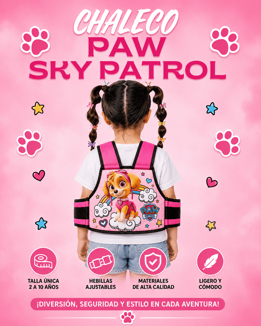 Chaleco Premium pol patrol sky