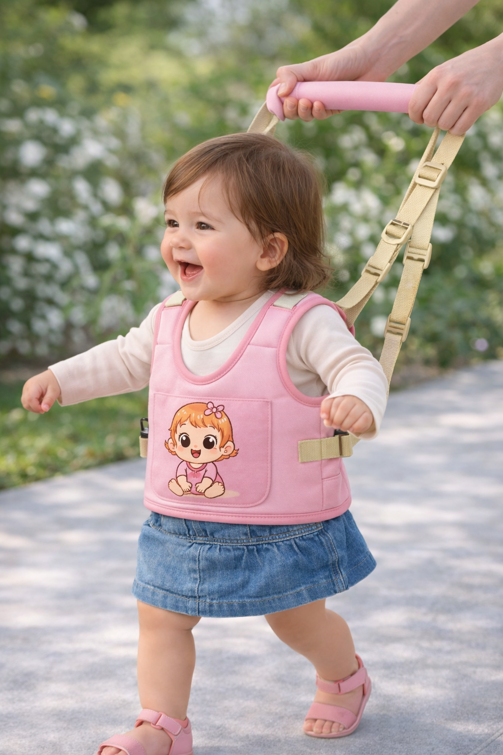 arnes primeros pasos bebe niña