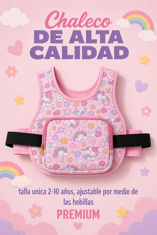 Chaleco premium bolsillo unicornio