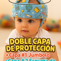  protector de cabeza azul claro