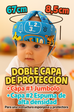 Protector de cabeza para bebe