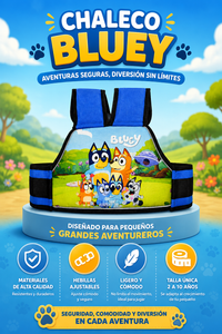 Chaleco Premium bluey family