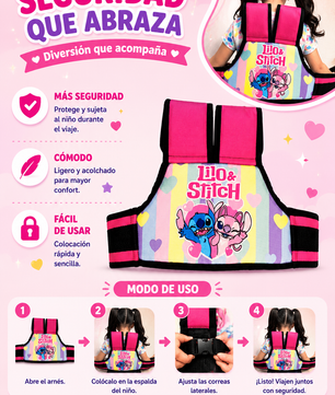 Chaleco Premium lilo y stitch niña