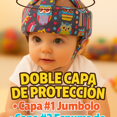 Protector de cabeza para bebe
