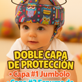  protector de cabeza rosado gris