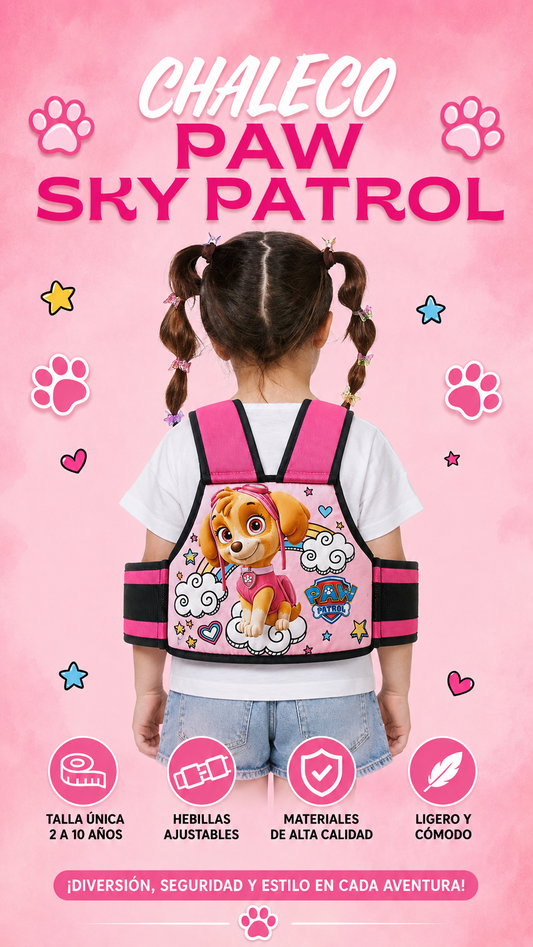 Chaleco Premium pol patrol sky