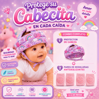 Rosado arcoiris love protector + 2 pares de rodilleras