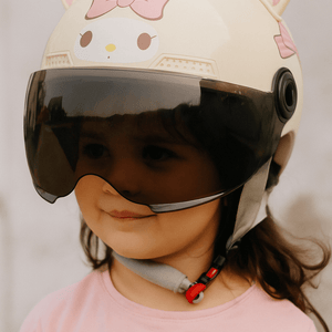 Casco para niñas material ABS