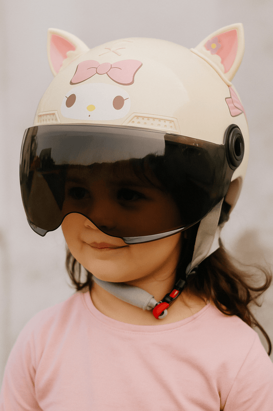 Casco para niñas material ABS