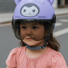 Casco para niñas material ABS
