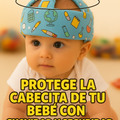  protector de cabeza azul claro