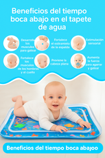 Bebe tapete  estimulacion con agua