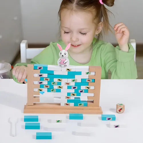 Juegos De Mesa Jenga Madera Salva Al Conejo