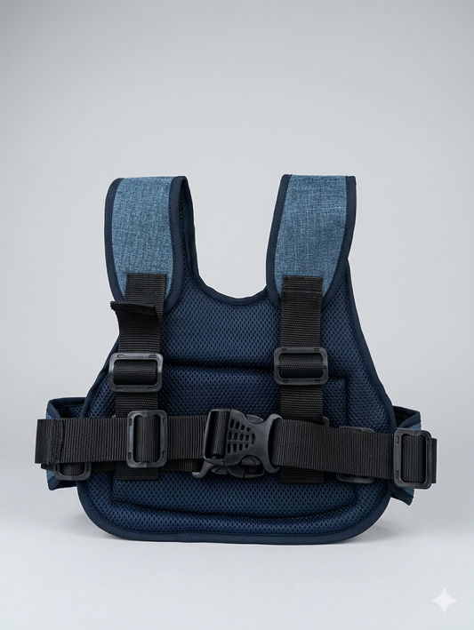 Chaleco premium bolsillo azul