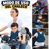 Chaleco premium bolsillo azul