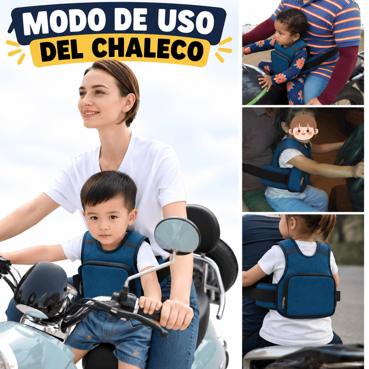 Chaleco premium bolsillo azul