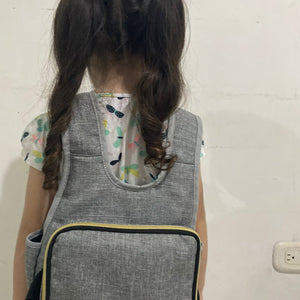 Chaleco bolsillo gris premium