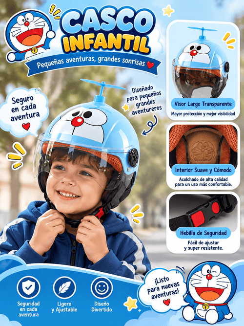 Casco azul claro