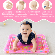 Bebe tapete  estimulacion con agua