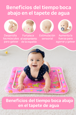 Bebe tapete  estimulacion con agua